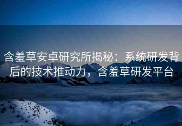 含羞草安卓研究所揭秘：系统研发背后的技术推动力，含羞草研发平台