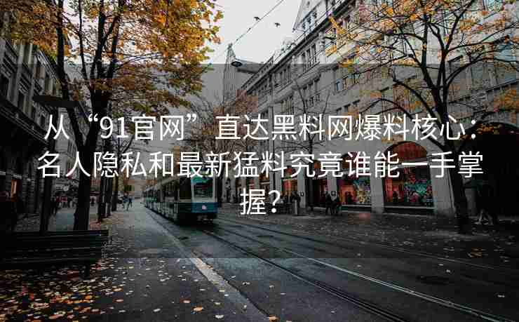 从“91官网”直达黑料网爆料核心：名人隐私和最新猛料究竟谁能一手掌握？