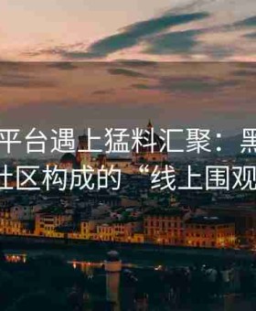 当社交平台遇上猛料汇聚：黑料网与海角社区构成的“线上围观经济”