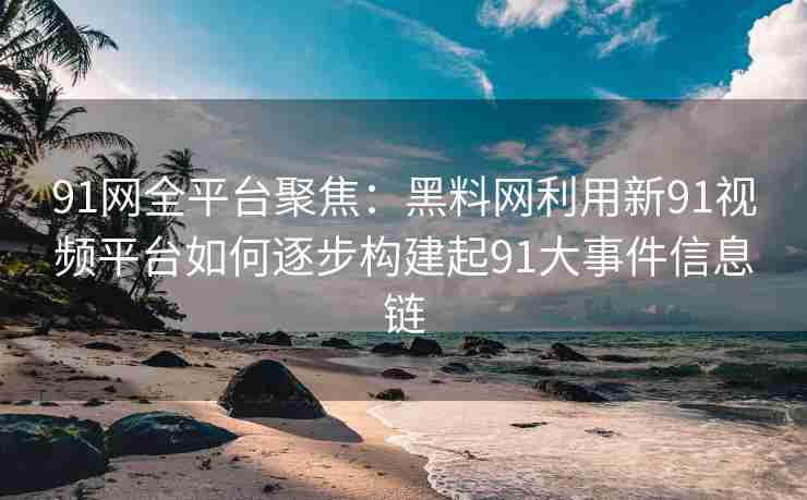 91网全平台聚焦：黑料网利用新91视频平台如何逐步构建起91大事件信息链